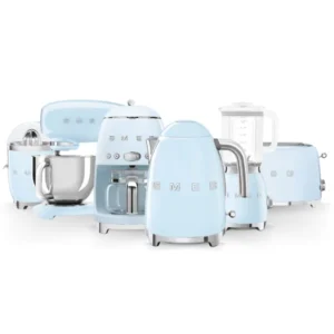 Conjunto Eletroportáteis Smeg Azul Pastel